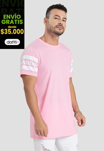 Camiseta Hombre Rosado Mp 101497 MP