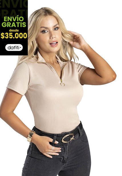 Camiseta Mujer Caramelo Mp 2946