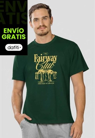 Camiseta Hombre Verde Pino Mp 113762 MP