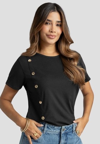 Blusa Mujer Negro Mp 115192 MP