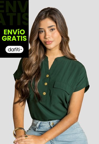 Blusa Mujer Verde Pino Mp 110853 MP