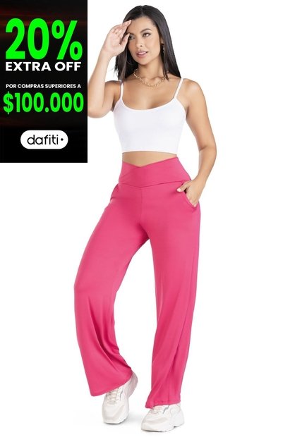 Pantalón Mujer Fucsia Mp 4314