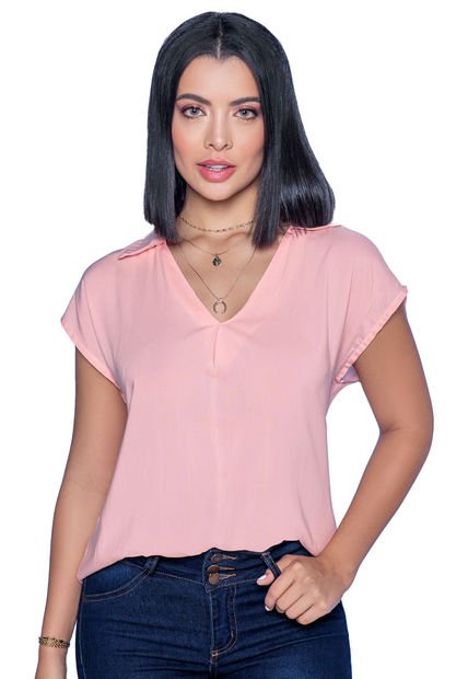 Blusa Mujer Rosa Mp 32905