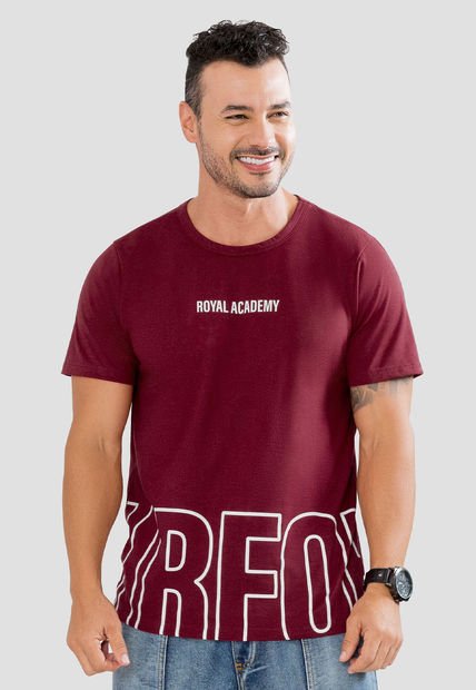 Camiseta Hombre Vinotinto Mp 104129