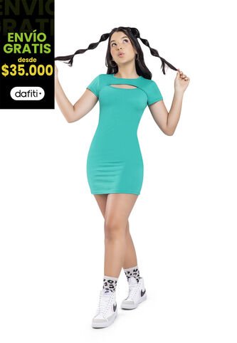 Vestido Infantil Verde Mp 7451 MP