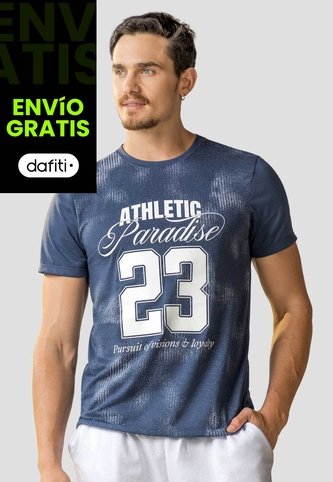 Camiseta Hombre Azul Profundo Mp 113605 MP