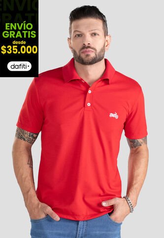 Polo Hombre Rojo Mp 101105 MP