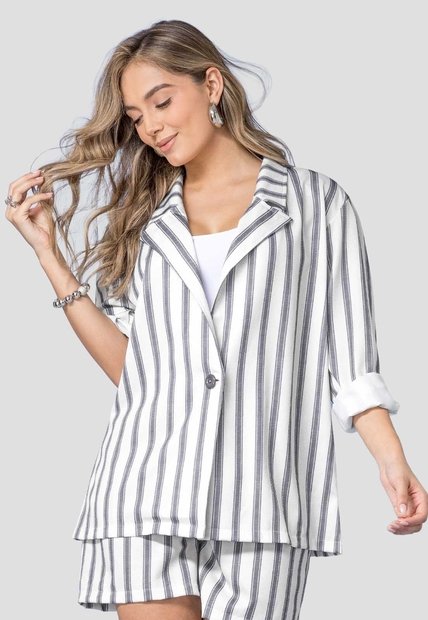 Blazer Mujer Estampado Mp 114223