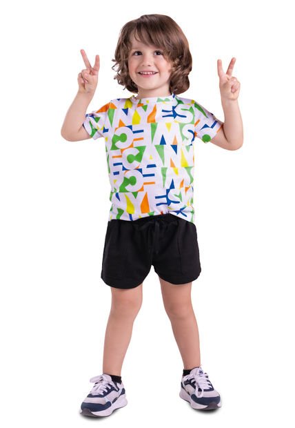 Conjunto Infantil Masculino Multicolor Mp 3791