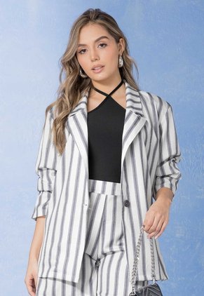 Blazer Mujer Estampado Mp 114223