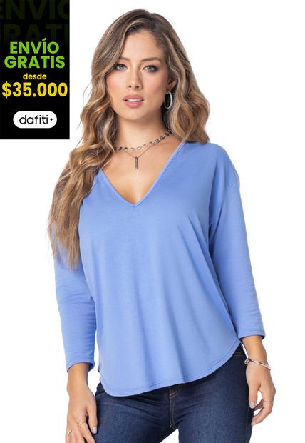 Camiseta Mujer Morazul Mp 16856