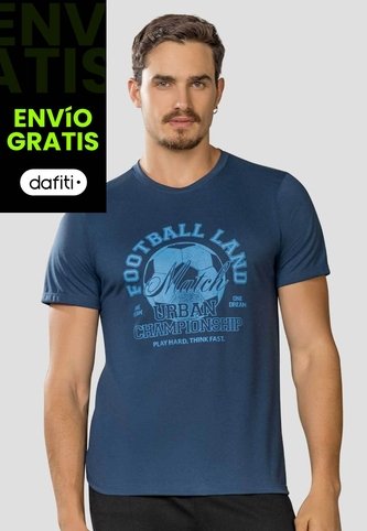 Camiseta Hombre Azul Profundo Mp 113611 MP