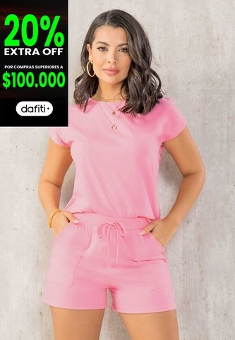 Conjunto Mujer Rosa Mp 102318 MP
