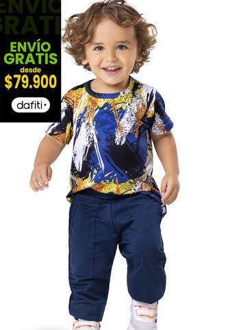 Conjunto Infantil Niño Azul Mp 5699 MP