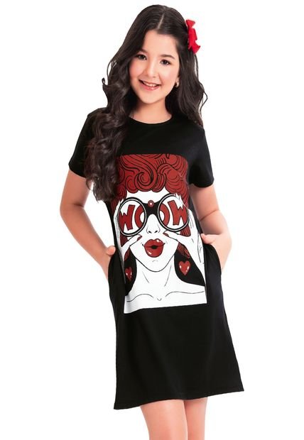 Vestido Para Niña Negro MP