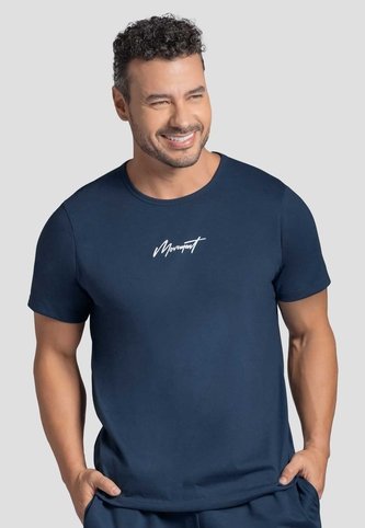 Camiseta Hombre Azul Profundo Mp 100495 MP