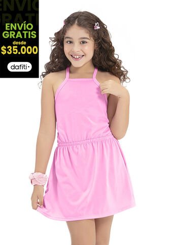 Vestido Infantil Rosado Mp 88514 MP