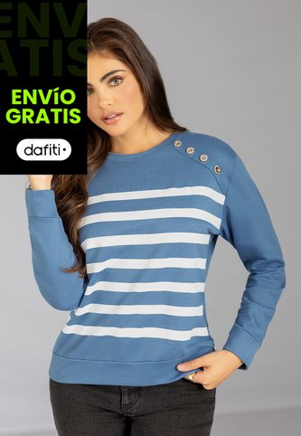 Buzo Mujer Azul Indigo Mp 113077 MP
