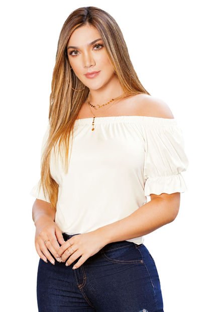Camiseta Mujer Blanco Mp 89921