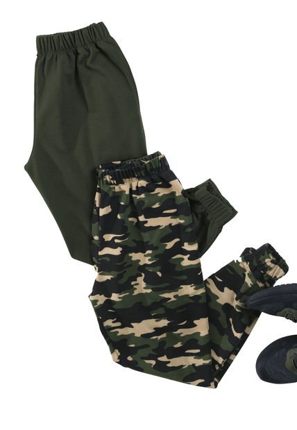 Jogger Paq X2 Infantil Masculino Multicolor Mp 4116