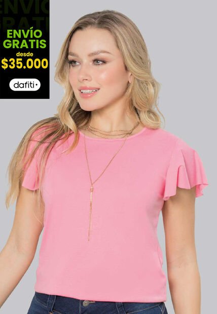 Blusa Mujer Rosado Mp 68386