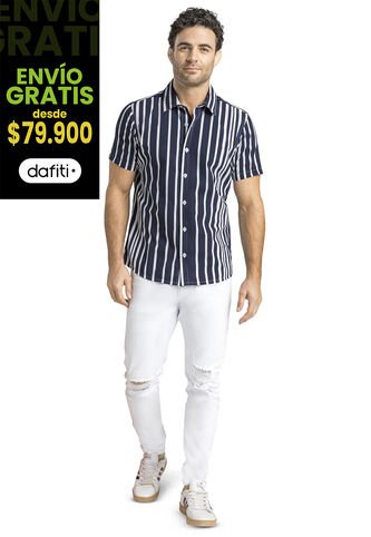 Camisa Hombre Azul Mp 555 MP