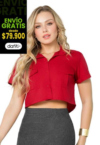 Camisa Mujer Rojo Mp 143 MP