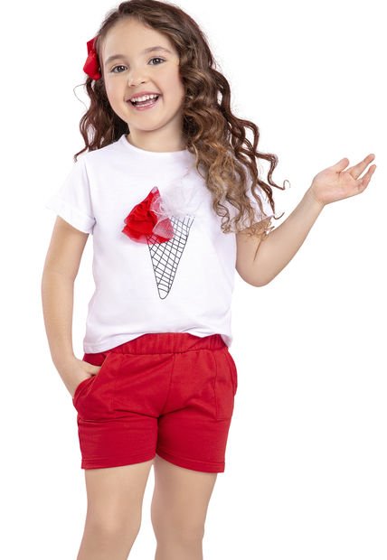 Conjunto Infantil Bebés Rojo Mp 89767