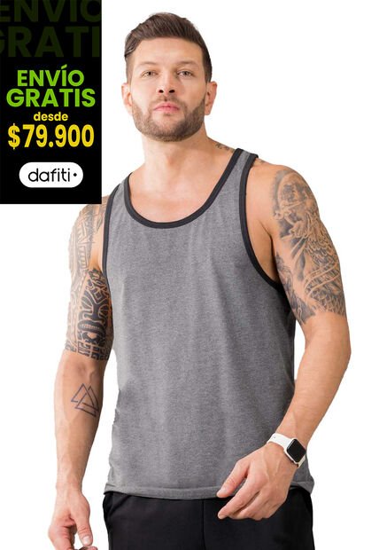 Camisilla Hombre Negro Mp 1944