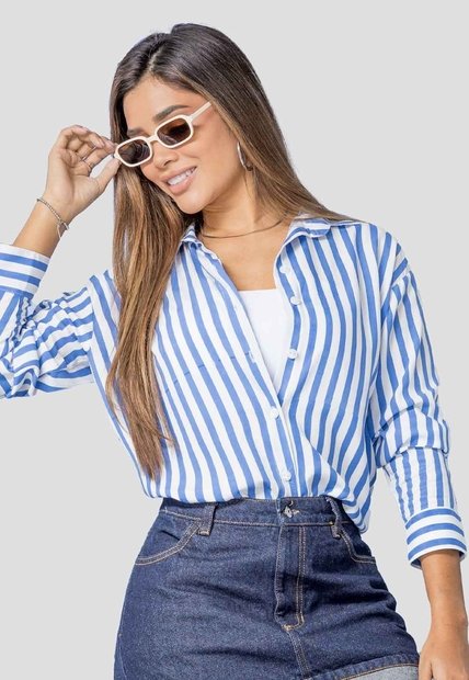 Camisa Mujer Estampado Mp 114378