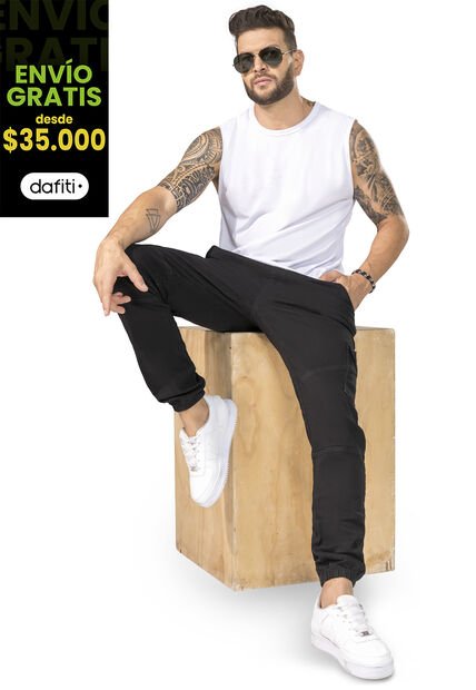 Camisilla Hombre Blanco Mp 353