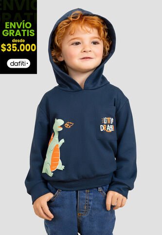 Buzo Infantil Masculino Azul Navy Mp 105339 MP