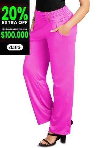 Pantalón Mujer Fucsia Mp 86925 MP