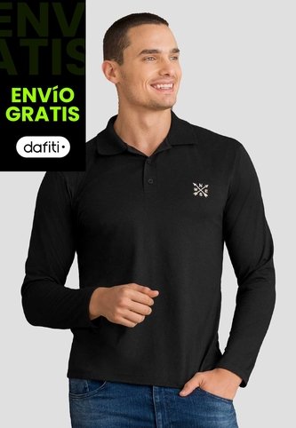 Camibuzo Hombre Negro Mp 105401 MP