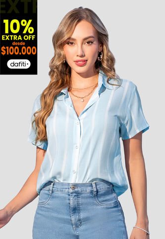 Camisa Mujer Estampado Mp 107550 MP