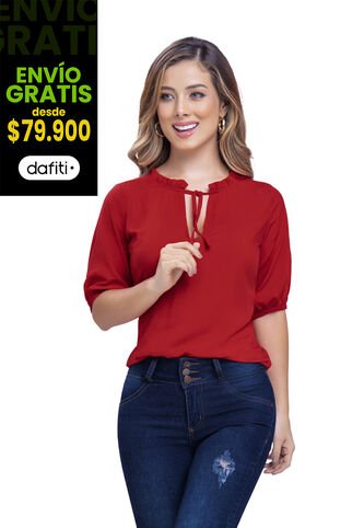Blusa Mujer Rojo Mp 91727 MP