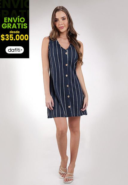 Vestido Corto Estampado MP 91788