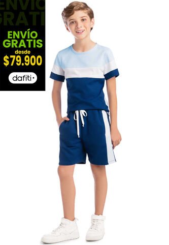 Conjunto Infantil Azul Mp 88188 MP