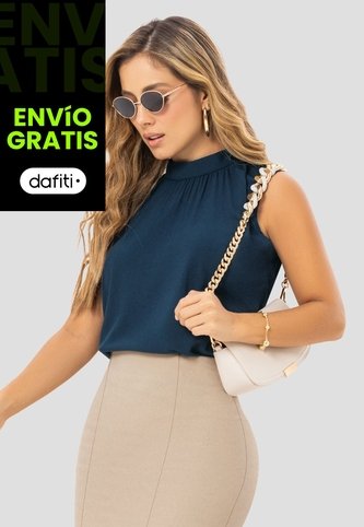 Blusa Mujer Azul Profundo Mp 112340 MP