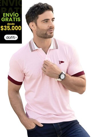 Polo Hombre Rosado Mp 87618 MP