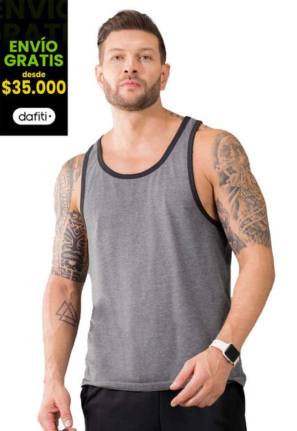 Camisilla Hombre Negro Mp 1944