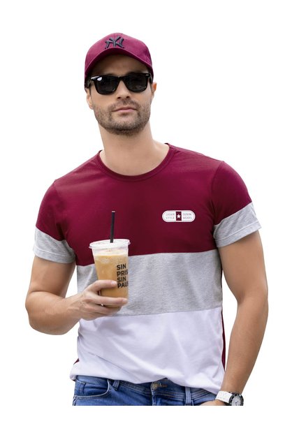 Camiseta Hombre Merlot Mp 96018
