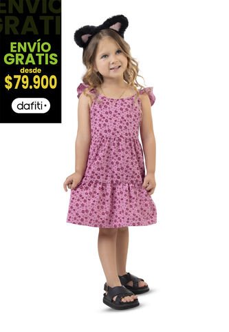 Vestido Infantil Rosa Mp 3494 MP