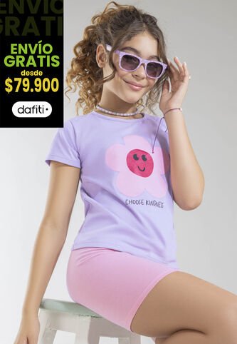 Camiseta Infantil Violeta Mp 1889 MP