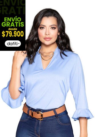 Blusa Mujer Azul Mp 861 MP