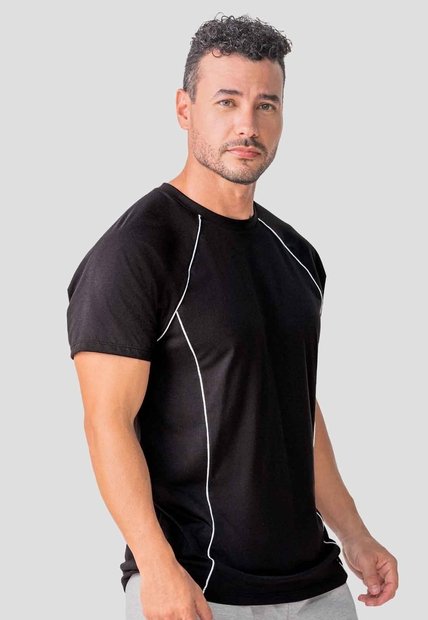Camiseta Hombre Negro Mp 114573