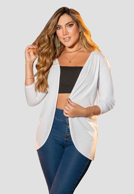 Cardigan Mujer Blanco Mp 105844