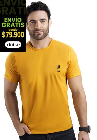 Camiseta Hombre Amarillo Mp 7766 MP