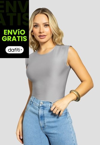 Blusa Mujer Gris Claro Mp 112213 MP