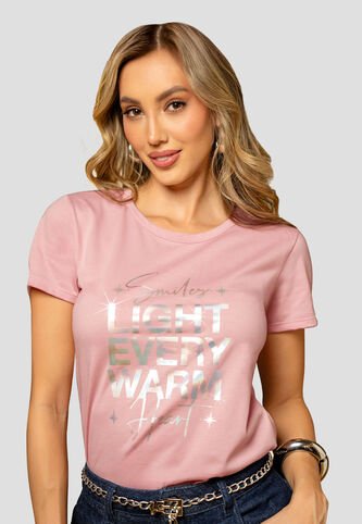Camiseta Mujer Rosa Polvo Mp 112587 MP